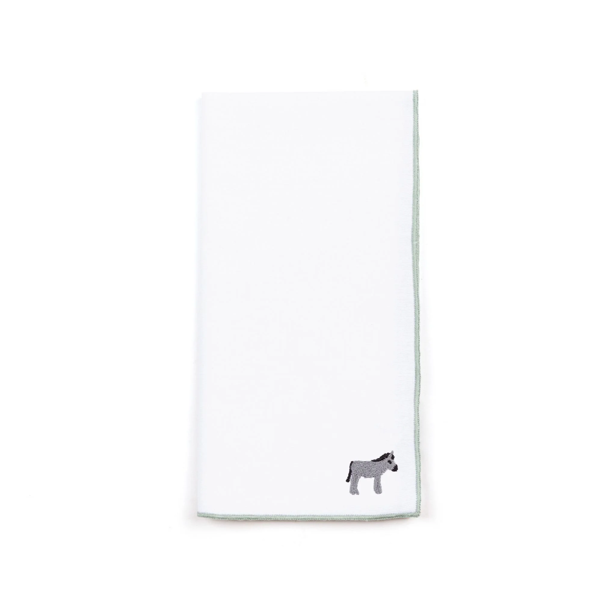 Roupa de mesa Nazaré branca, em algodão, com animais da quinta bordados - Image 36