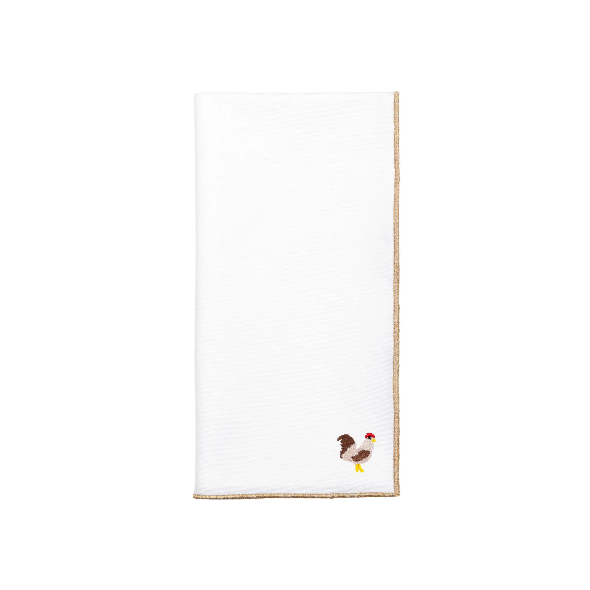 Roupa de mesa Nazaré branca, em algodão, com animais da quinta bordados - Image 67