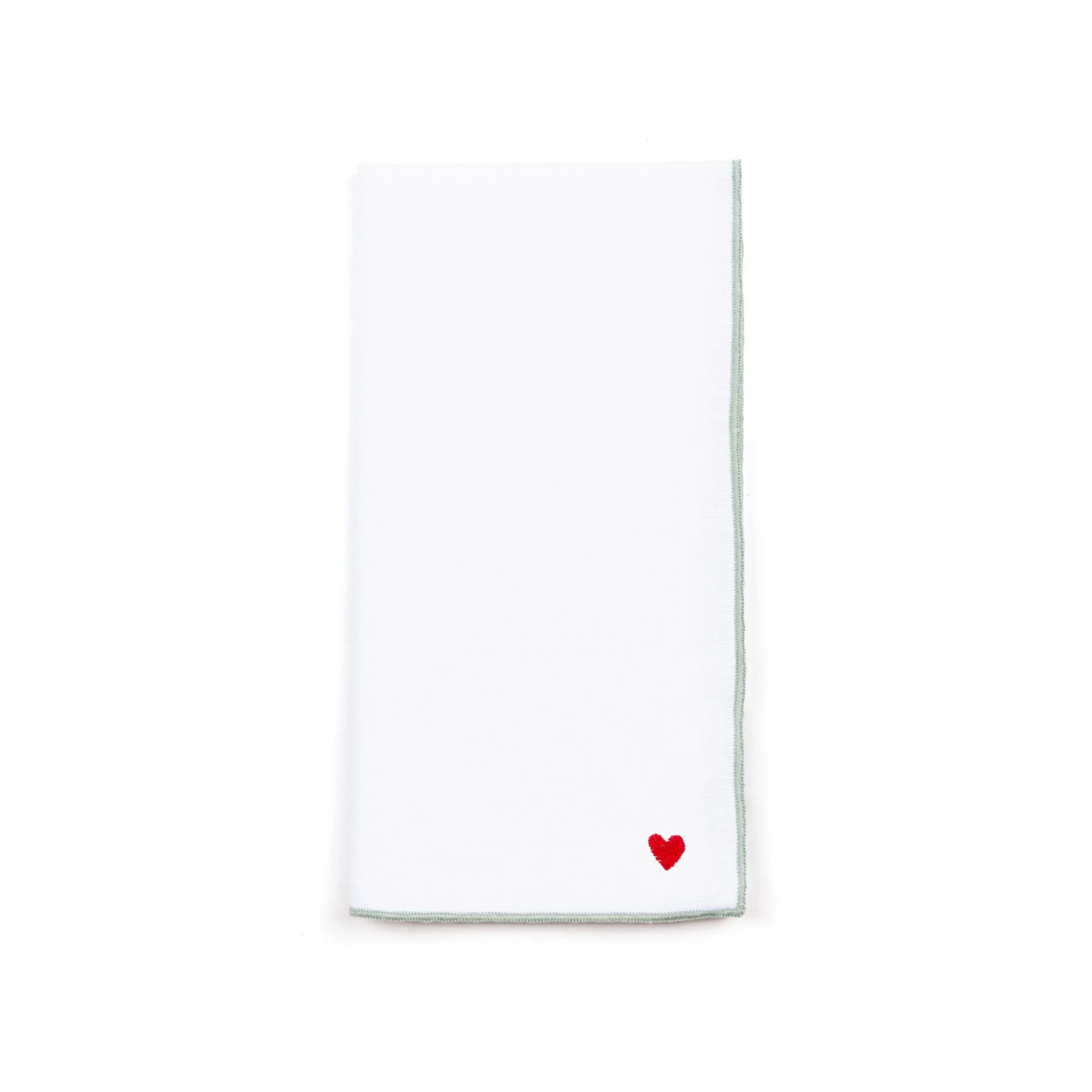 Roupa de mesa Nazaré branca, em algodão, com corações bordados - Image 11