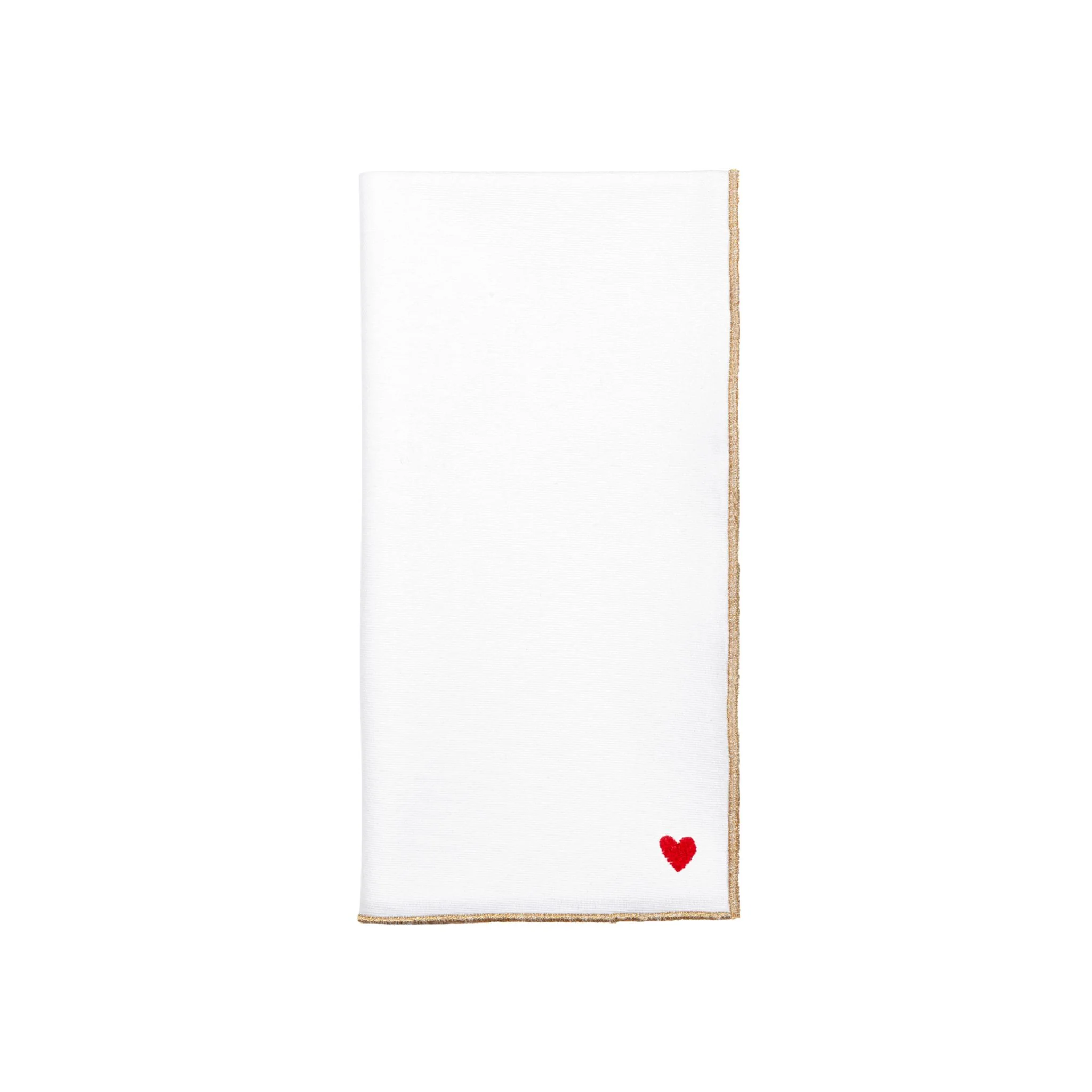 Roupa de mesa Nazaré branca, em algodão, com corações bordados - Image 9