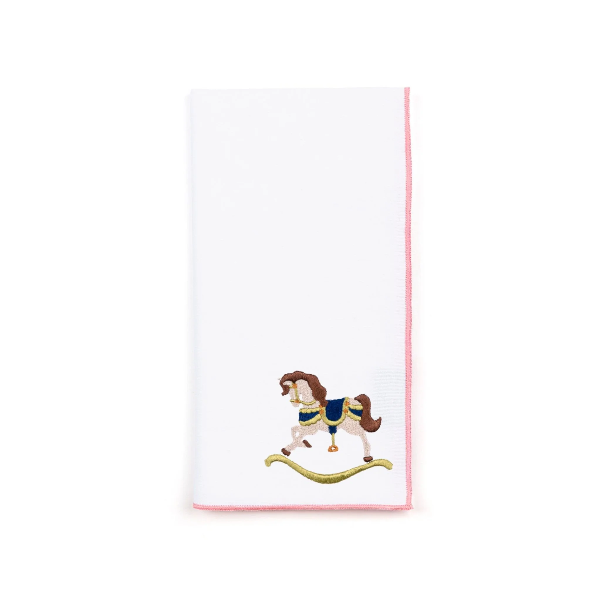 Roupa de mesa Nazaré branca, em algodão, com baloiços de cavalo bordados - Image 37