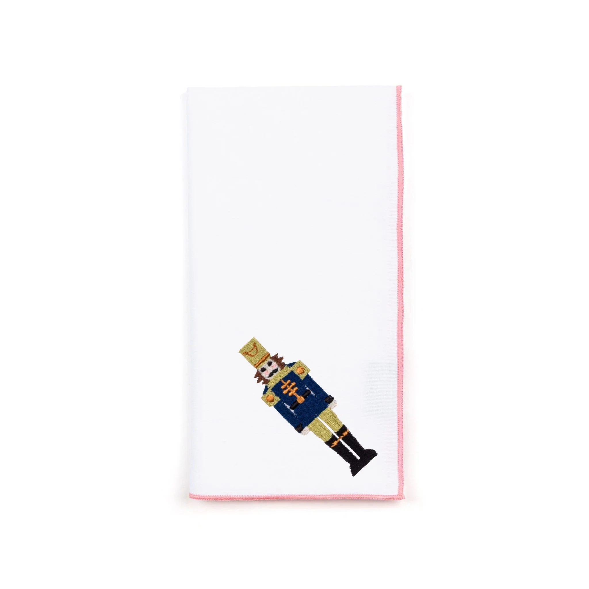 Roupa de mesa Nazaré branca, em algodão, com soldados bordados - Image 19