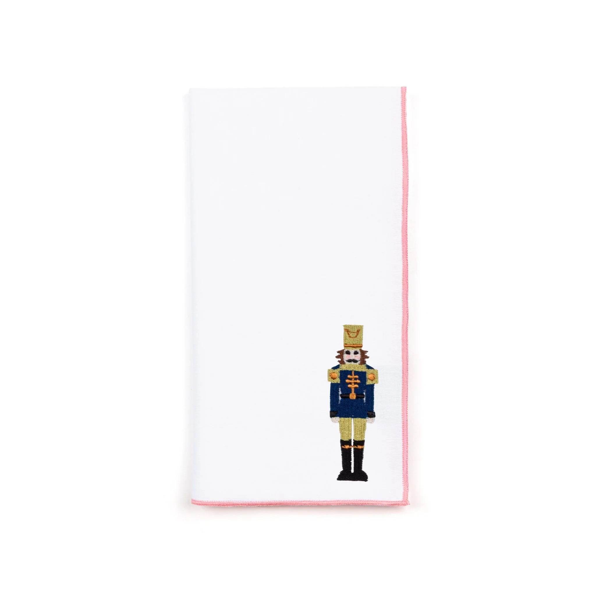 Roupa de mesa Nazaré branca, em algodão, com soldados bordados - Image 20