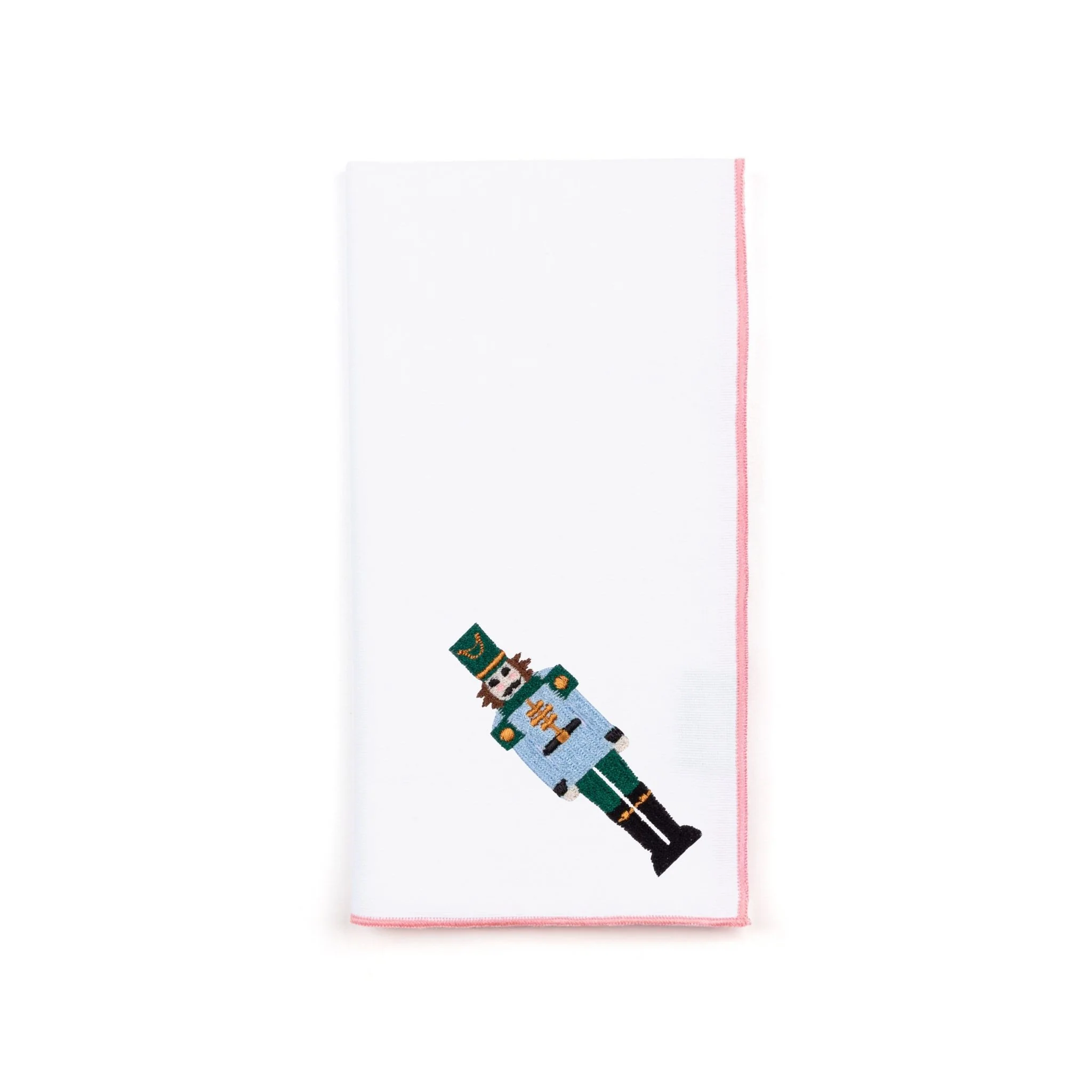 Roupa de mesa Nazaré branca, em algodão, com soldados bordados - Image 21
