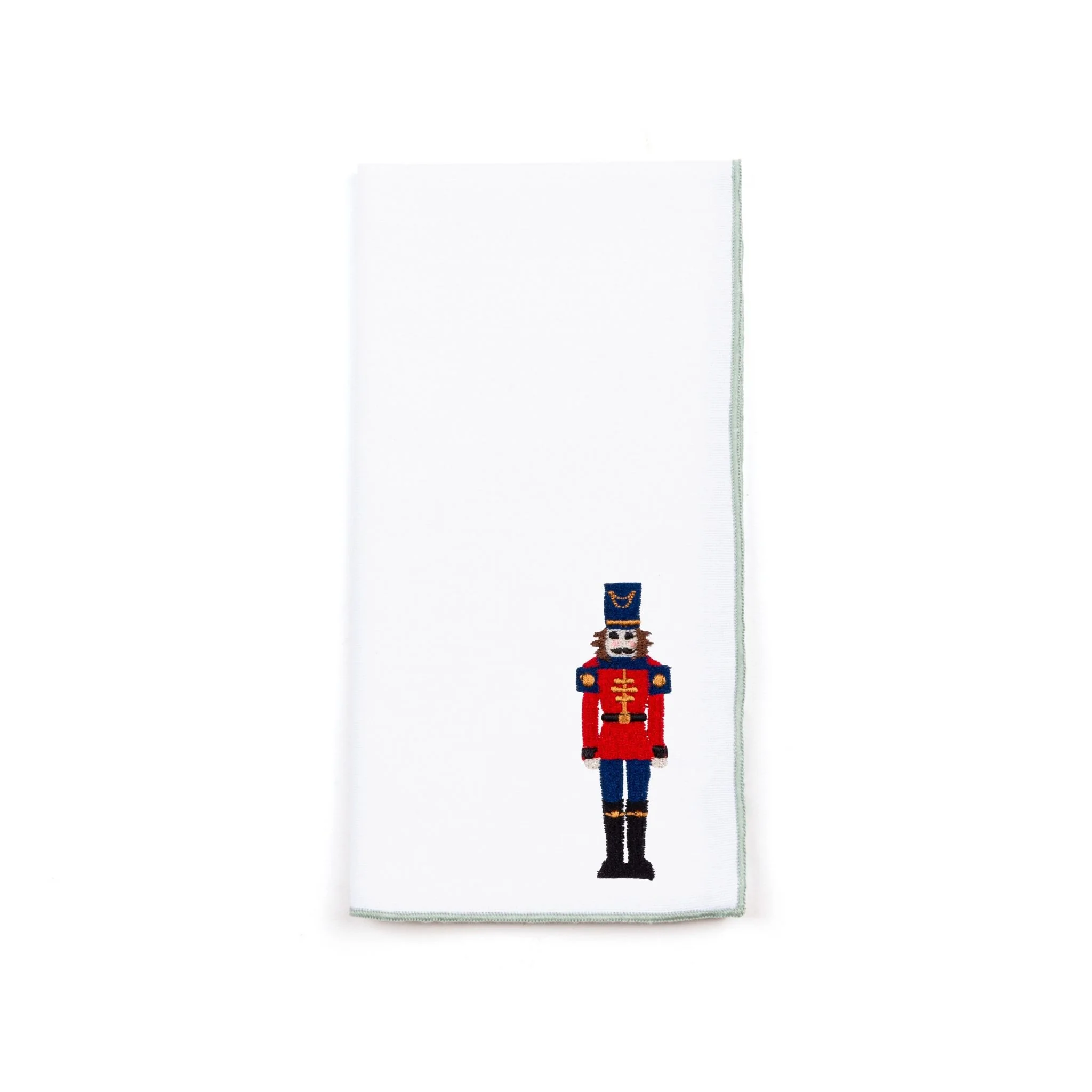 Roupa de mesa Nazaré branca, em algodão, com soldados bordados - Image 45