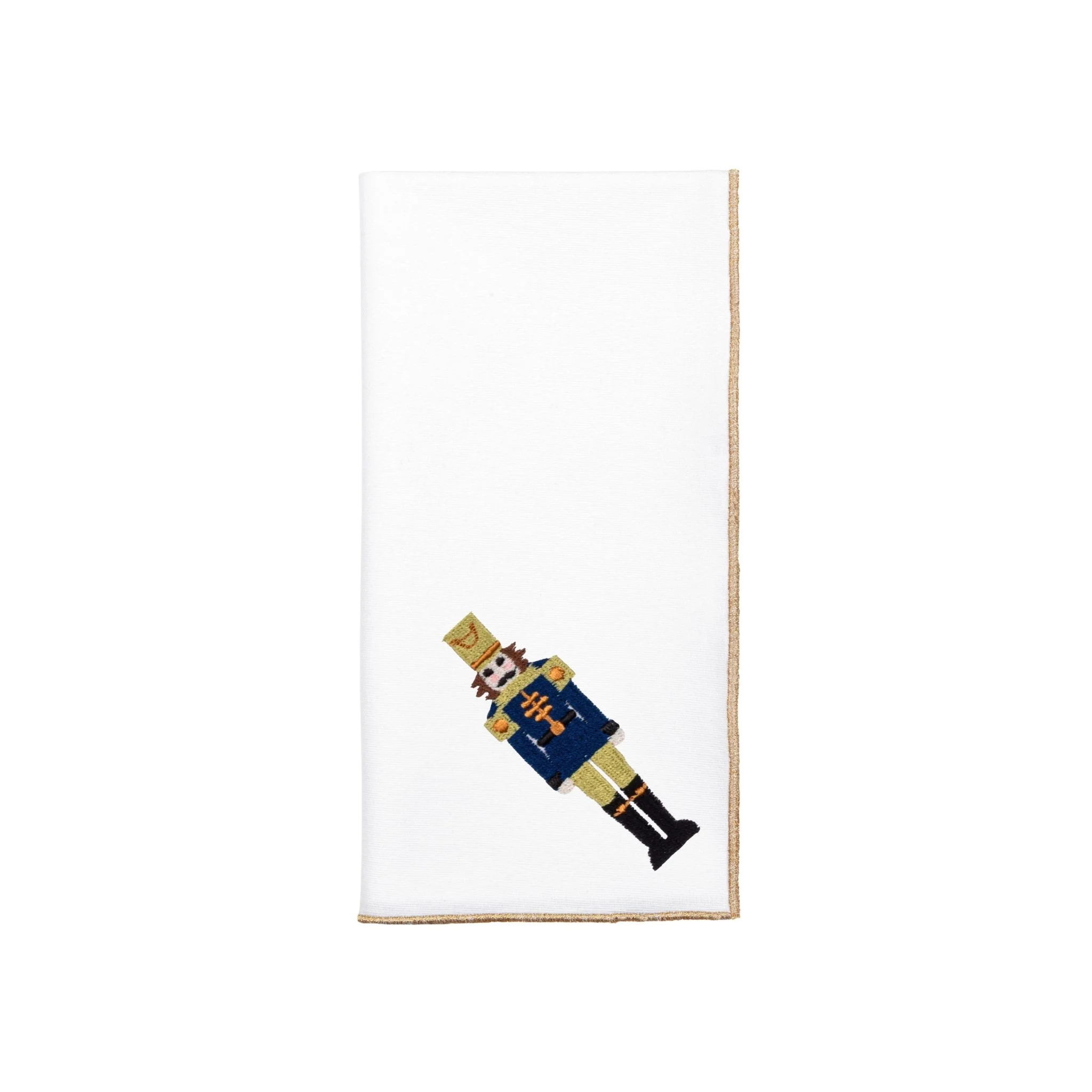 Roupa de mesa Nazaré branca, em algodão, com soldados bordados - Image 71
