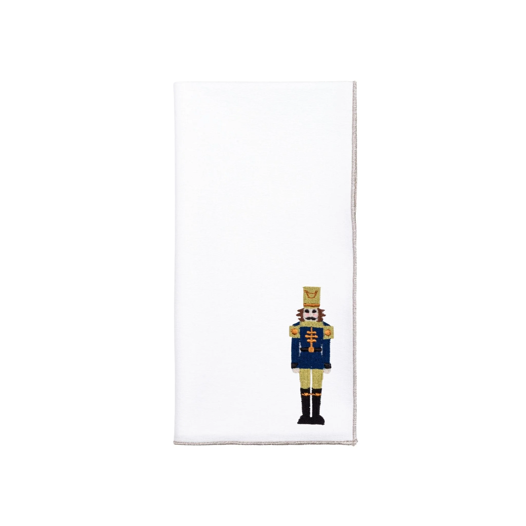 Roupa de mesa Nazaré branca, em algodão, com soldados bordados - Image 72