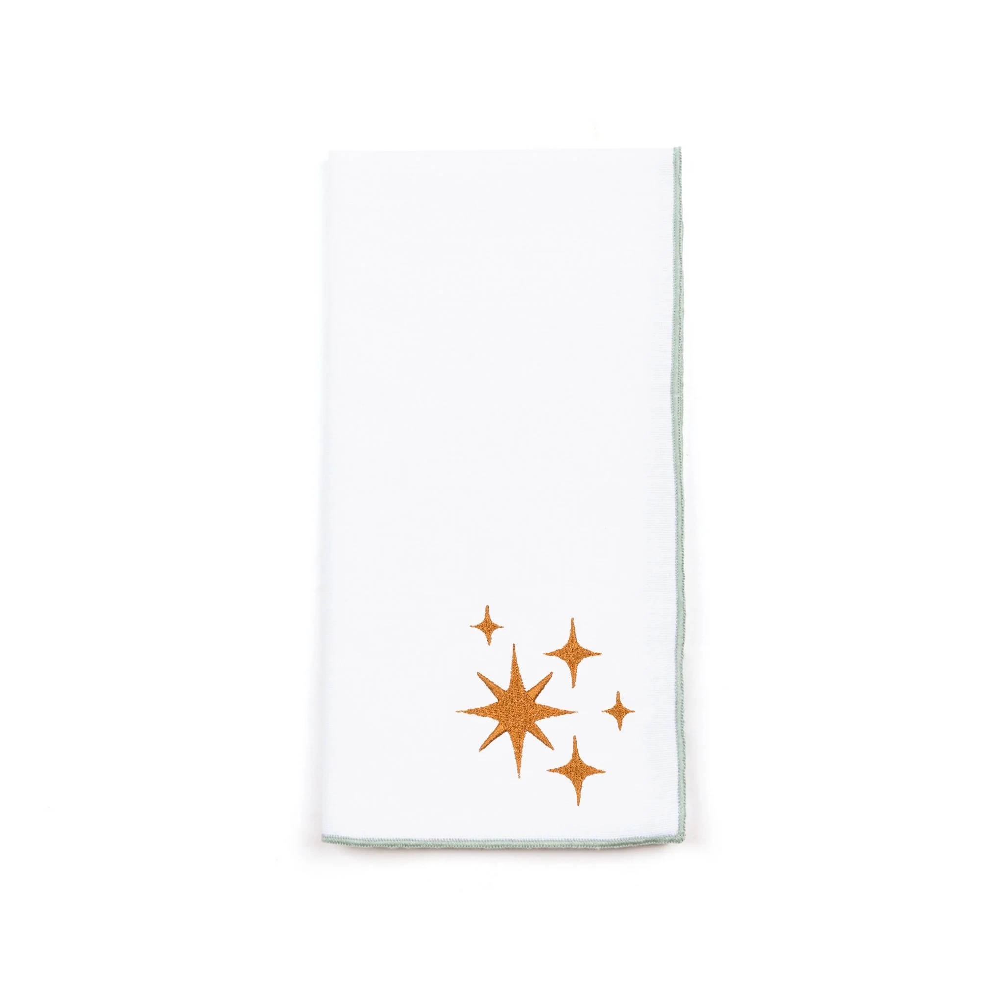 Roupa de mesa Nazaré branca, em algodão, com estrelas bordadas - Image 10