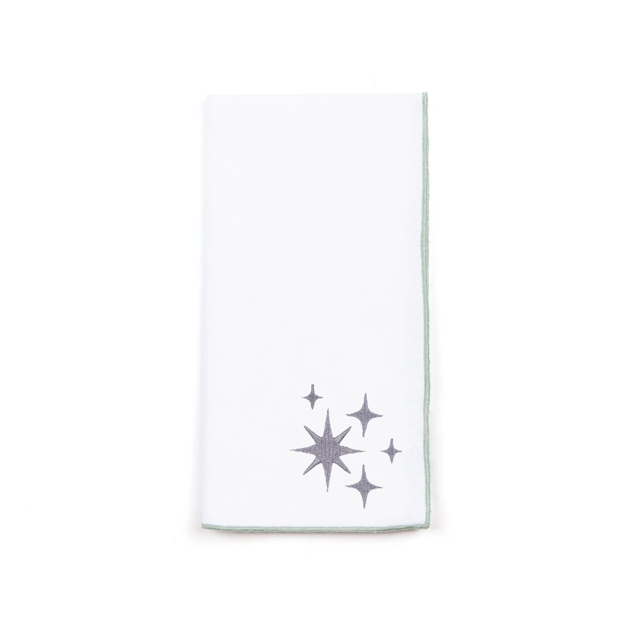 Roupa de mesa Nazaré branca, em algodão, com estrelas bordadas - Image 11