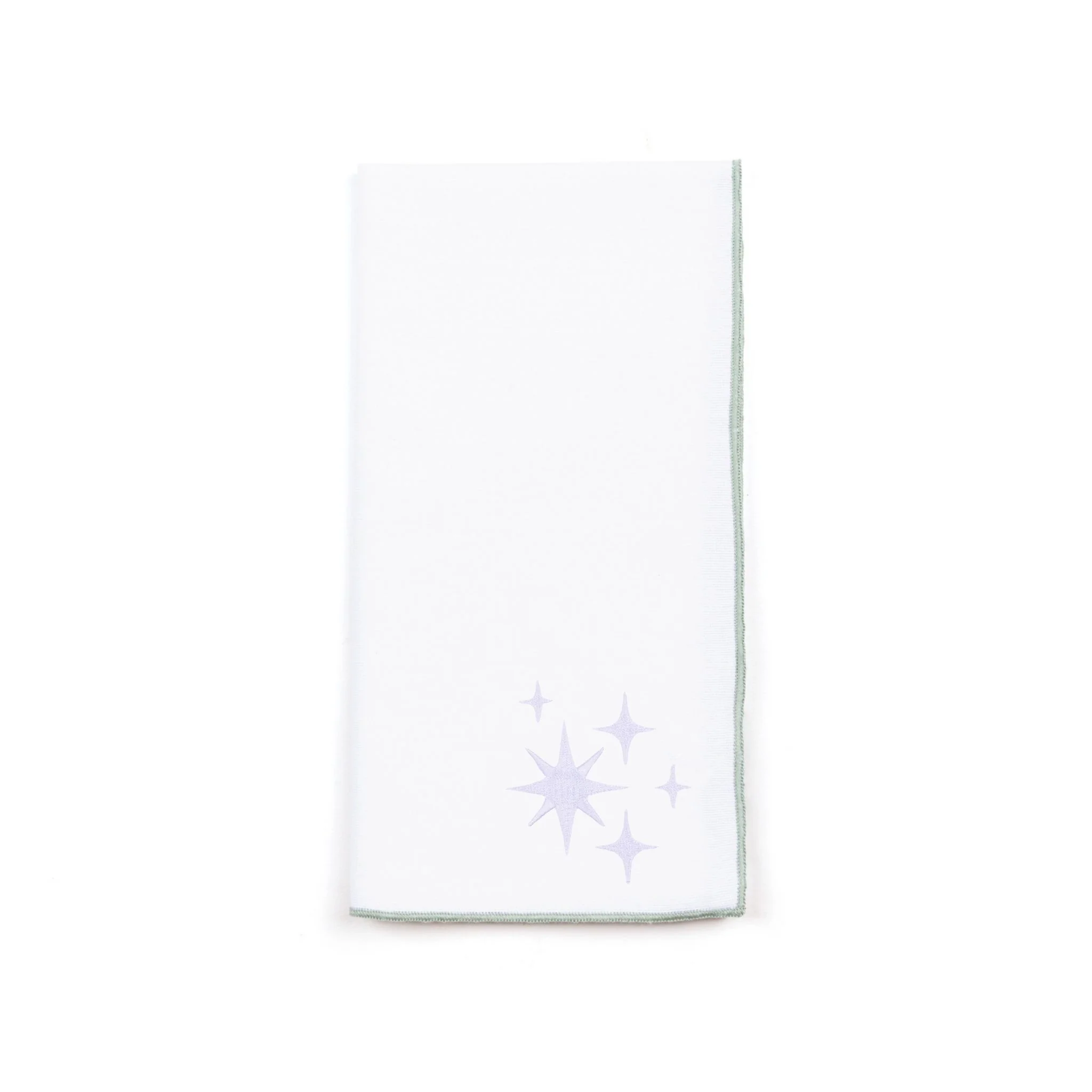 Roupa de mesa Nazaré branca, em algodão, com estrelas bordadas - Image 12