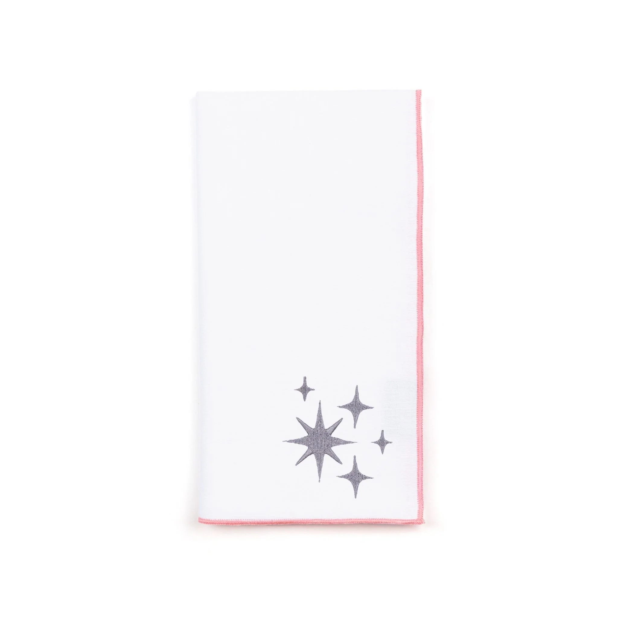 Roupa de mesa Nazaré branca, em algodão, com estrelas bordadas - Image 14