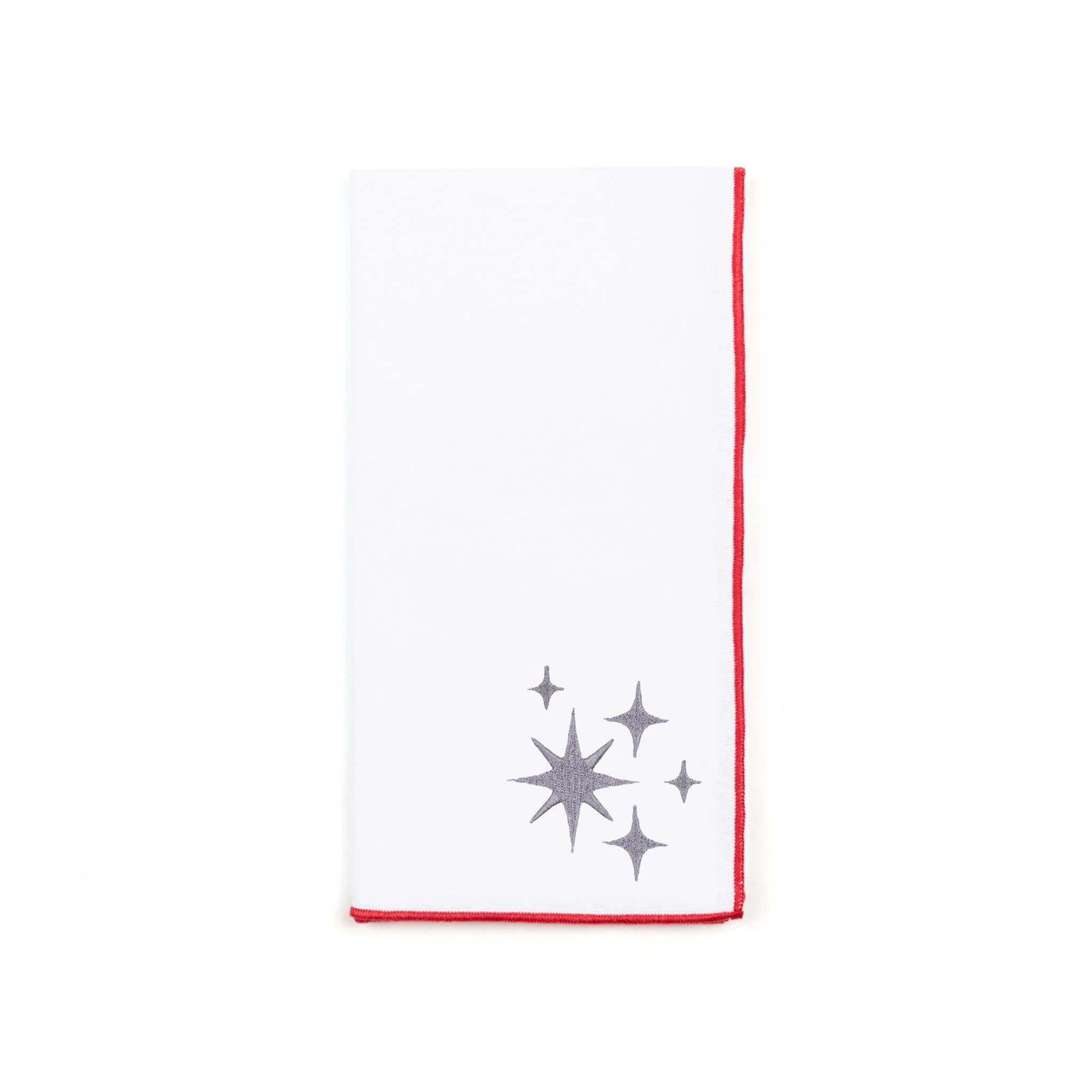 Roupa de mesa Nazaré branca, em algodão, com estrelas bordadas - Image 17