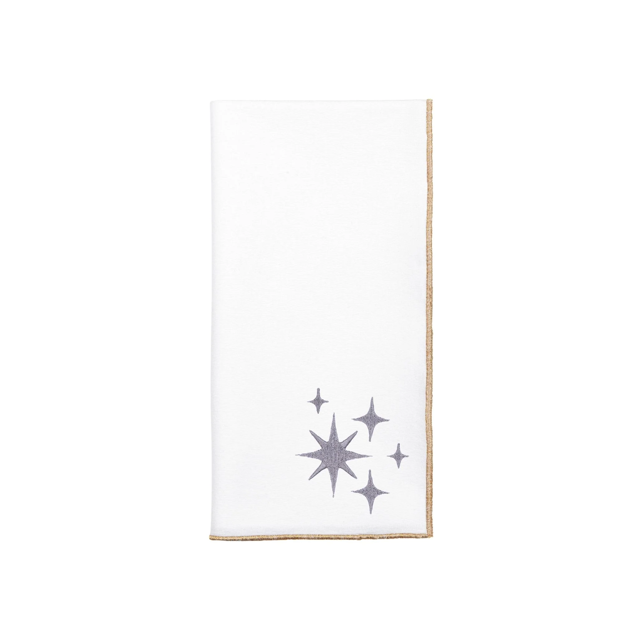 Roupa de mesa Nazaré branca, em algodão, com estrelas bordadas - Image 26