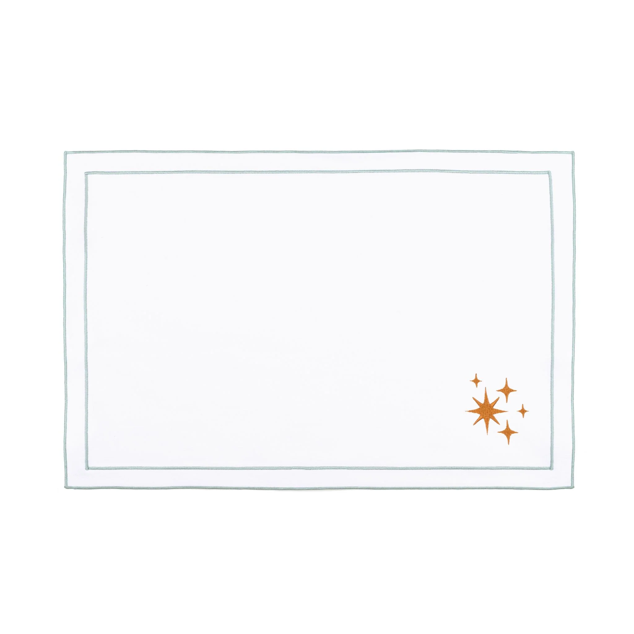 Roupa de mesa Nazaré branca, em algodão, com estrelas bordadas - Image 42