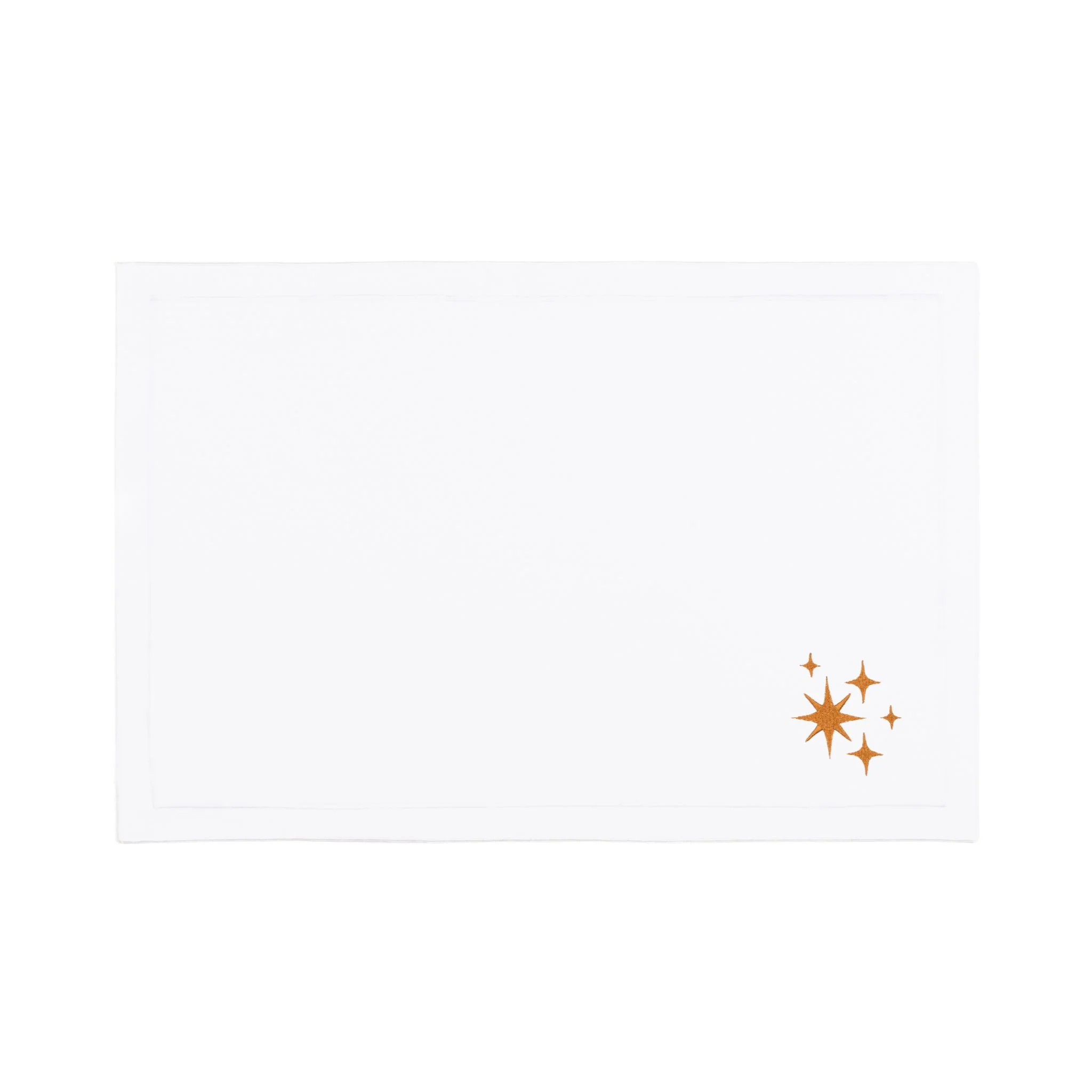 Roupa de mesa Nazaré branca, em algodão, com estrelas bordadas - Image 44