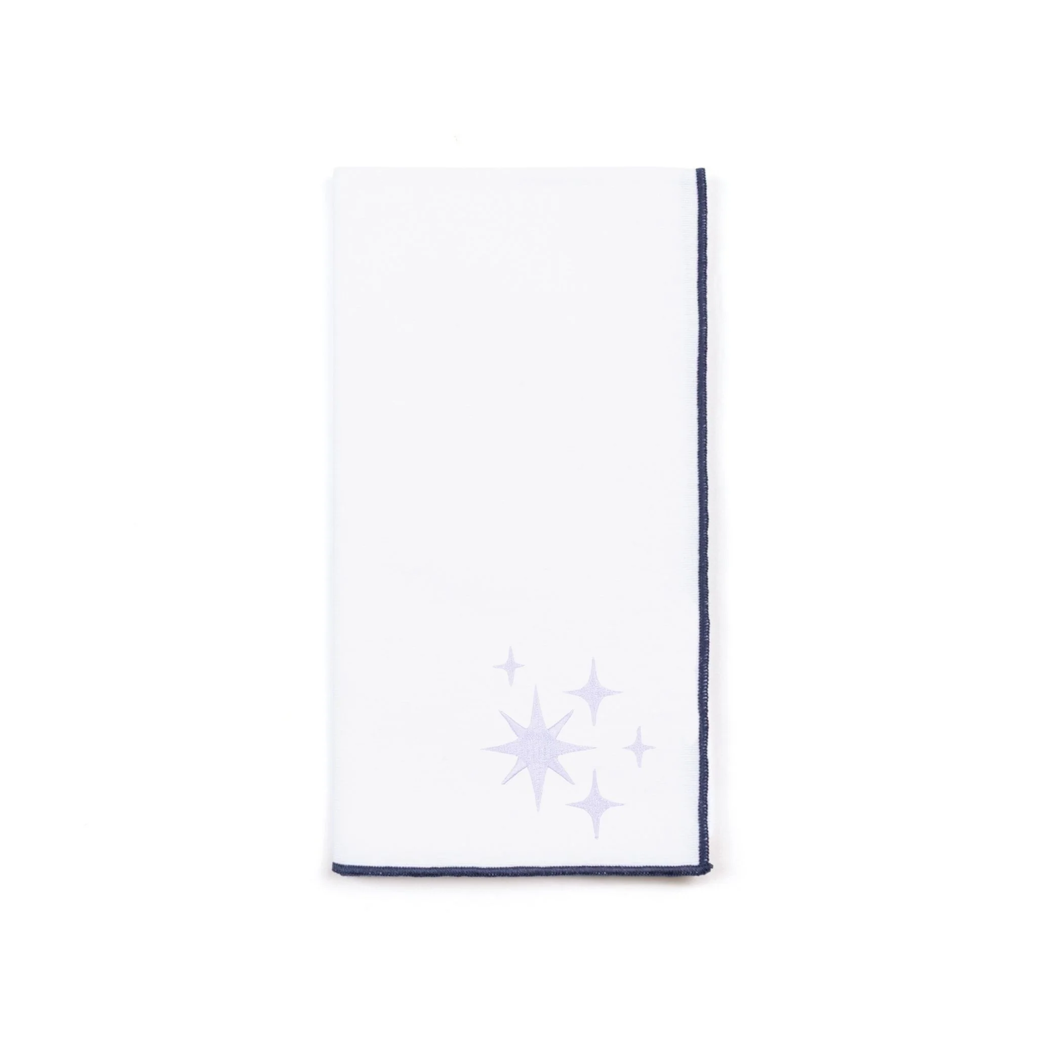Roupa de mesa Nazaré branca, em algodão, com estrelas bordadas - Image 6