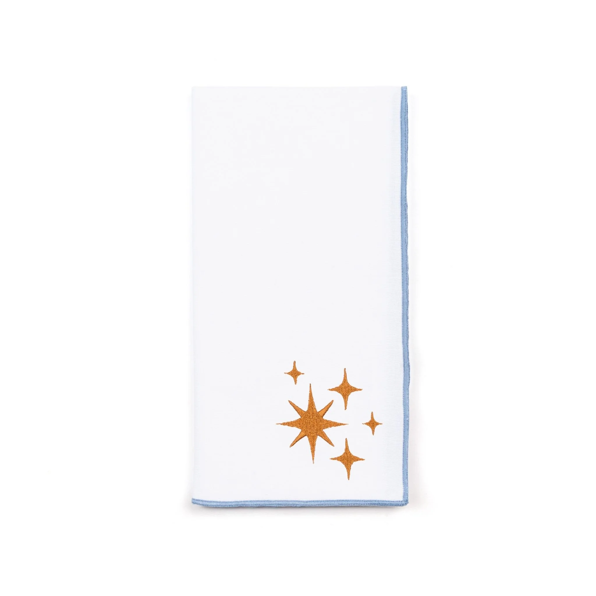 Roupa de mesa Nazaré branca, em algodão, com estrelas bordadas - Image 7