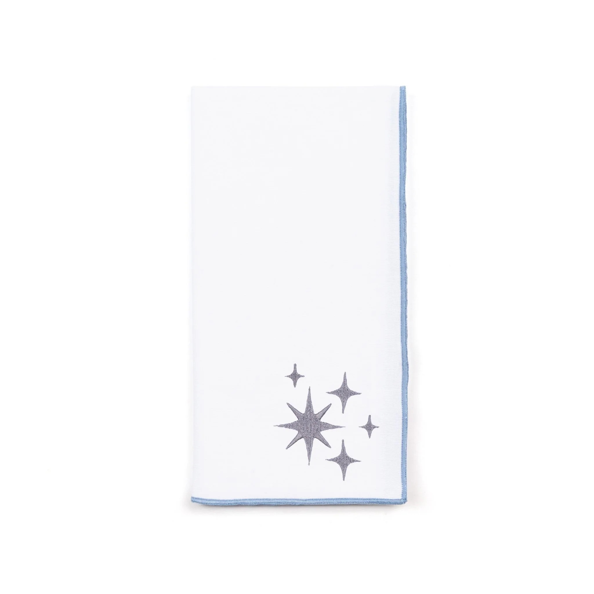 Roupa de mesa Nazaré branca, em algodão, com estrelas bordadas - Image 8